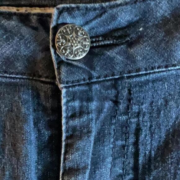 d. jeans Dark Blue size 20W Cropped jeans - Picture 3 of 8